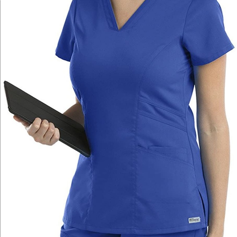 Grey's Anatomy V-Neck Top - Galaxy XS